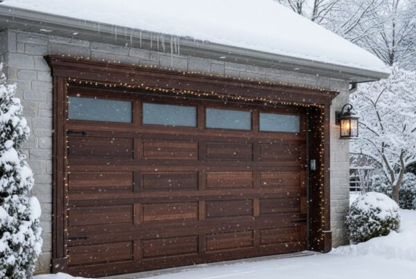 Winter garage door r-value, u-factor and wearer stripping