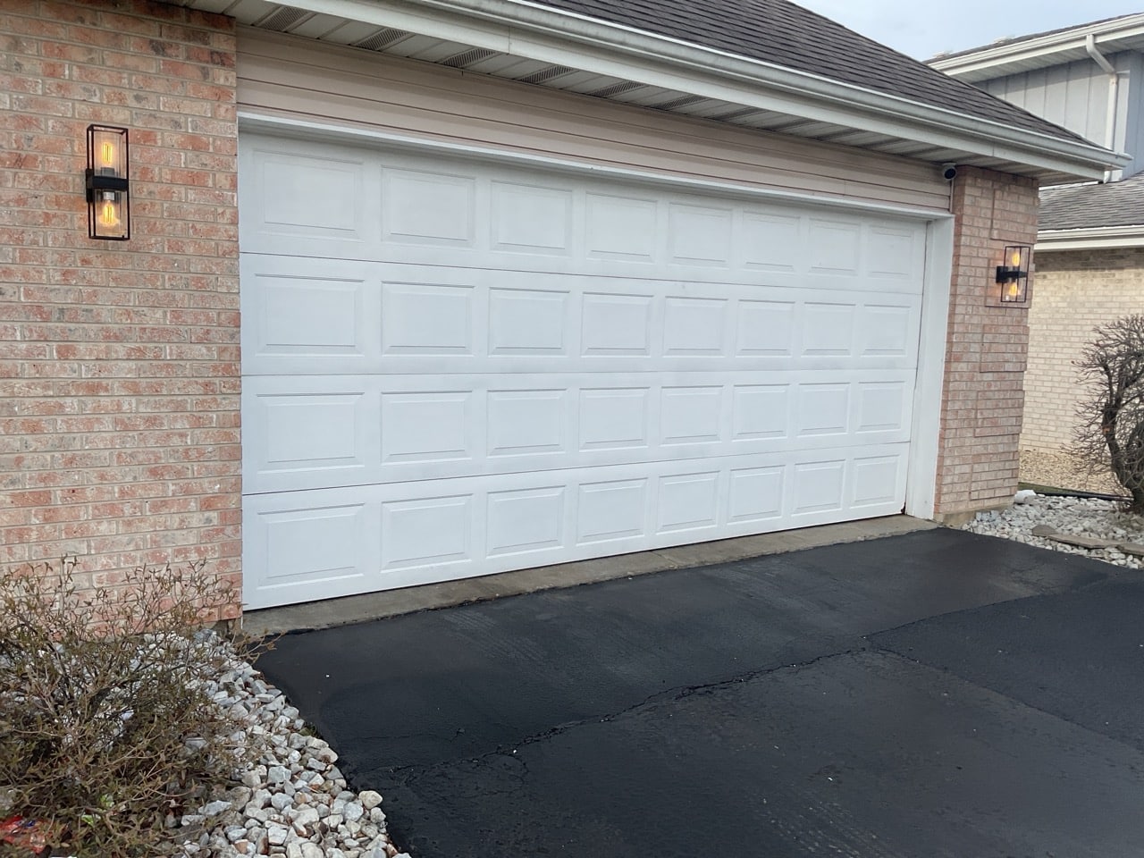 before overdoors of Illinois residential garage door installation12