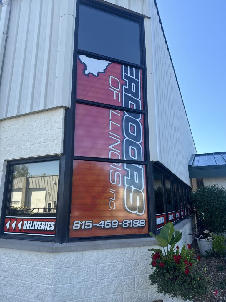 Window Graphic Side of Building