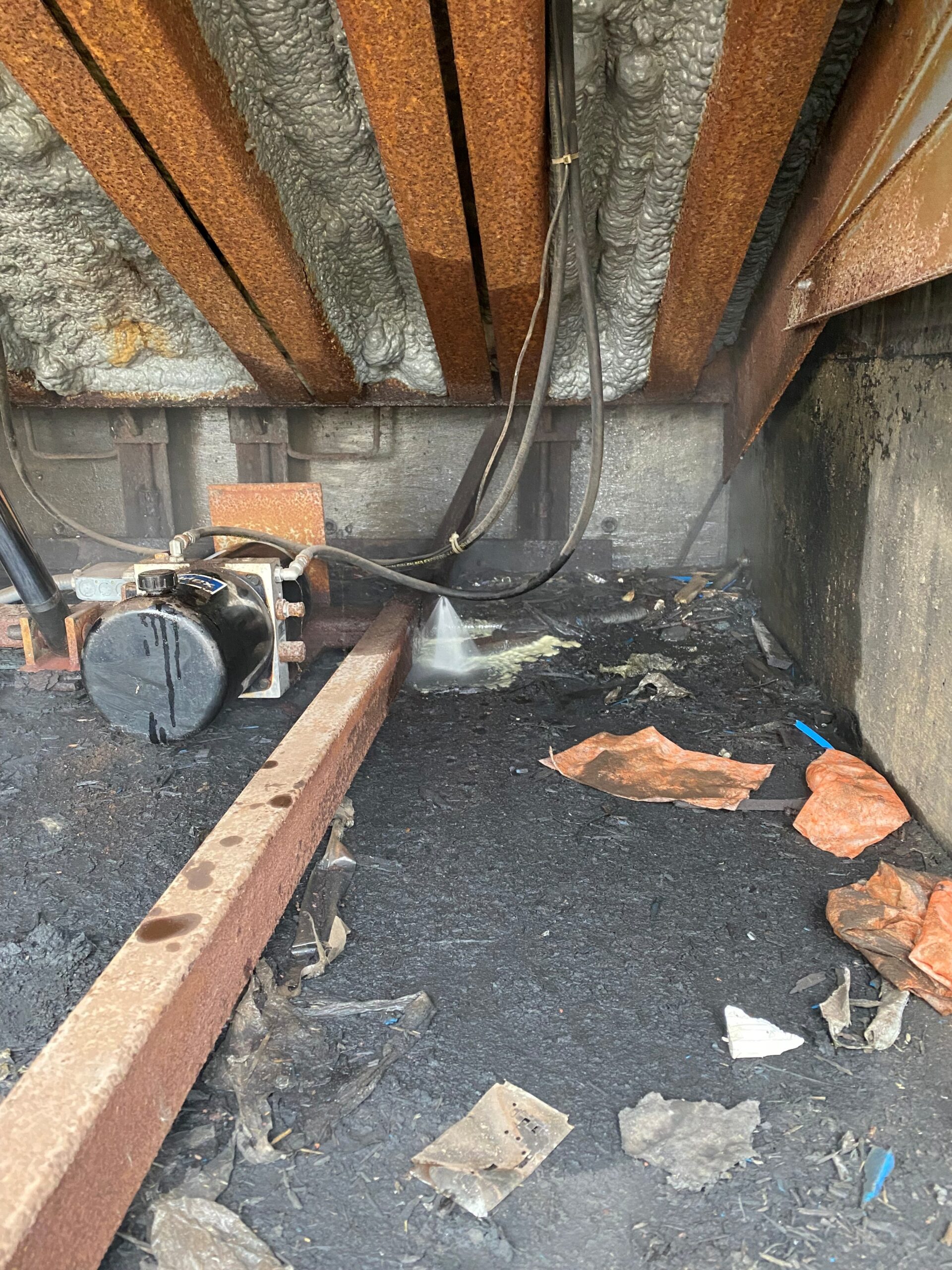 Dock Hydraulic Leak