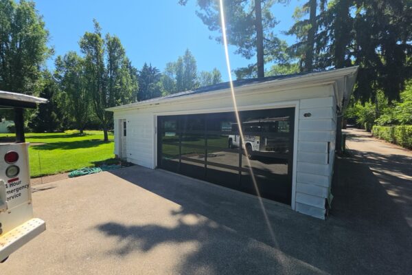 Haas RA 360 Aluminum Full View Glass Door Carbon Black 3 Collin Yenerich Large