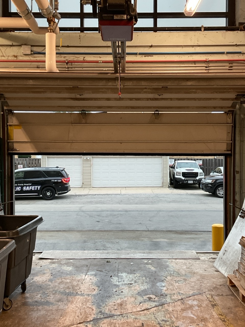 Commercial Door Partially Open Collin Yenerich
