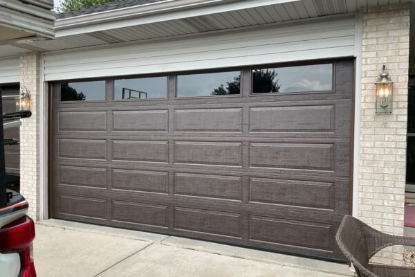 Haas 600 Series Raised Ranch Panel, American Walnut Uni Directional Tinted Glass Tops Collin Yenerich