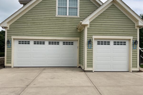 New Doors, Haas 2000 Series, Raised Ranch Panel, Frosted Glass Tops Collin Yenerich