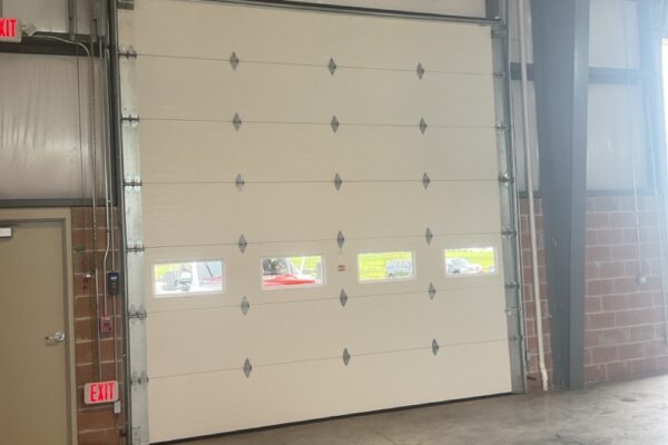Blown in Storm Door New Door Installed Commercial 2